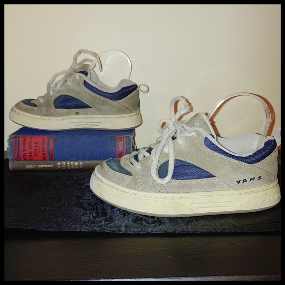 Vans Minaret Tan & Navy Unisex 3.5 - Picture 2 of 10